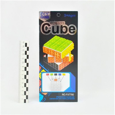 Головоломка Кубик Рубик-Cube Building blocks cube (конструктор)(3*3*3)(№FX7780)