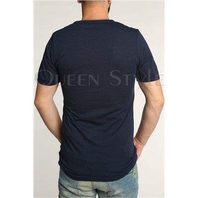 синяя мужская футболка 54801