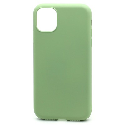 Чехол-накладка Silicone Case NEW ERA для Apple iPhone 11 зеленый