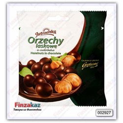 Фундук в темном шоколаде Jutrzenka 80 гр