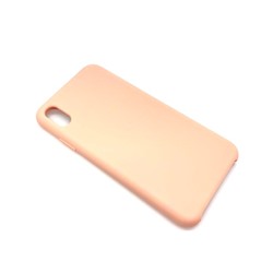 Чехол iPhone XR Silicone Case (No Logo) Грейпфрут