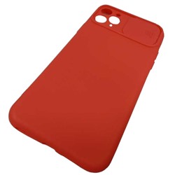 Чехол силиконовый iPhone 11 Pro Max ЗАЩИТА камеры красный*