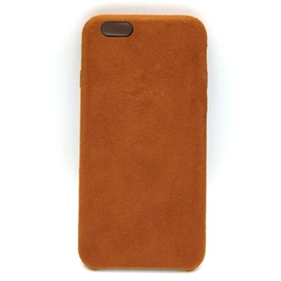 Чехол iPhone 6/6s Alcantara Case в упаковке Коричневый