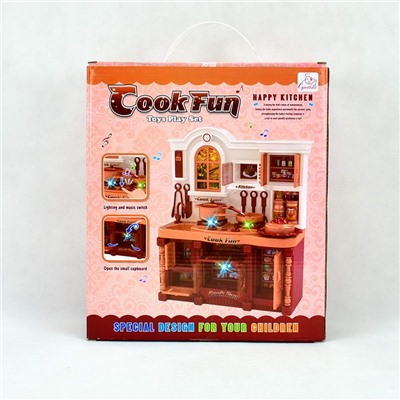 Cook Fun набор Кухня+аксессуары(звук+свет)(№SY-2038-2)