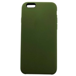 Чехол iPhone 6/6S Silicone Case №48 в упаковке Темно-Зеленый
