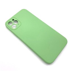 Чехол iPhone 11 Pro Max Silicone Case (Full Camera/No Logo) №16 Мятно-Зеленый