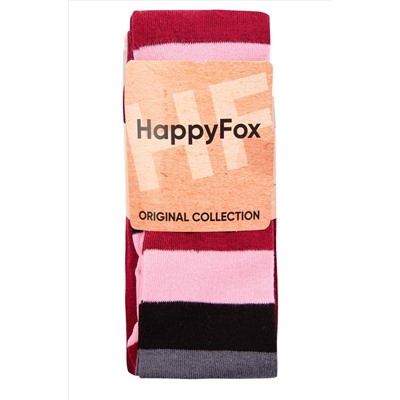 Happy Fox, Колготки для девочки 2шт Happy Fox