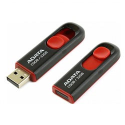 Флэш накопитель USB 32 Гб A-Data C008 (black/red) (222581)
