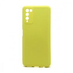 Чехол-накладка Silicone Case NEW ERA для Huawei Honor 10X Lite желтый