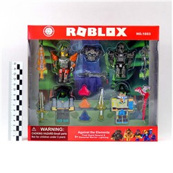 Roblox набор 4фигурки+аксессуары 7,5см New (Роблокс)(коробка)(№1853)