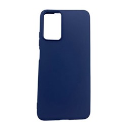 Чехол Xiaomi Poco M4 4G/5G (2022) Силикон Матовый Темно-Синий