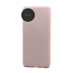 Чехол силиконовый Samsung Note 10 Soft Touch New розовое золото