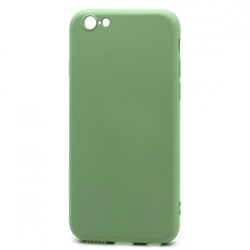 Чехол-накладка Silicone Case NEW ERA для Apple iPhone 6/6S зеленый