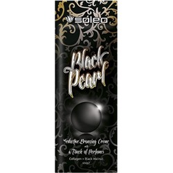 Крем для загара с коллагеном и запахом духов Soleo Black Pearl 15 мл