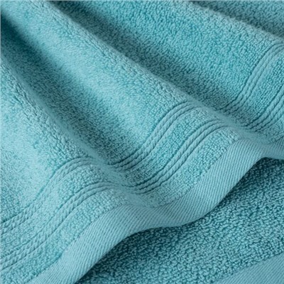 Махровое полотенце "Шале"-аквамарин 50*90 см. хлопок 100%