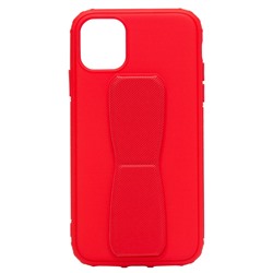 Чехол-накладка - PC058 для "Apple iPhone 11" с подставкой и магнитом (red) (204159)