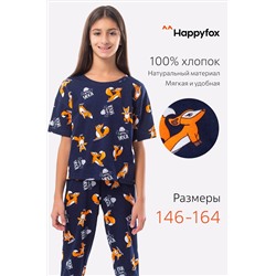 Happy Fox, Пижама для девочки Happy Fox