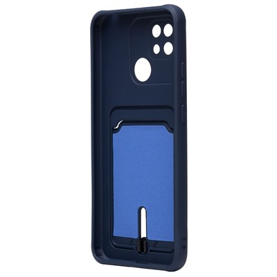 Чехол-накладка - SC304 с картхолдером для "Xiaomi Redmi 10C" (dark blue) (208523)