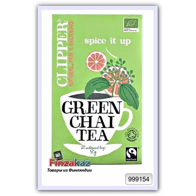 Чай органический зеленый 20 шт Clipper 50 г
