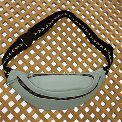 Поясная сумочка Mac_Stella из эко-кожи мятного цвета.