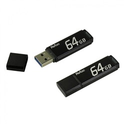 Флеш-накопитель USB 3.0 64GB Netac U351 чёрный
