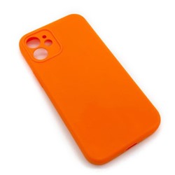 Чехол iPhone 12 Mini Silicone Case (Full Camera/No Logo) №22 Абрикос Оранжевый
