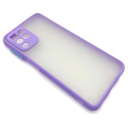 Чехол Samsung A22/M22 (2021) Противоударный Матовый Светло-Фиолетовый