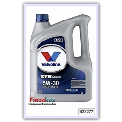 Синтетическое моторное масло Valvoline SynpowerMST 5W-30 C3 4 л