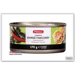 Кусочки тунца в зеленом тайском соусе Pirkka tonnikala vihreä thaicurry 170 гр