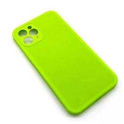 Чехол iPhone 11 Pro Silicone Case (Full Camera/No Logo) №21 Блестящий Зеленый