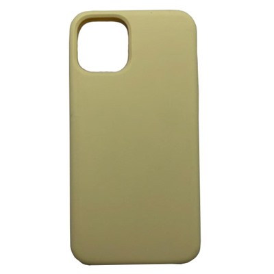 Чехол iPhone 11 Pro Silicone Case №51 в упаковке Светло-Желтый