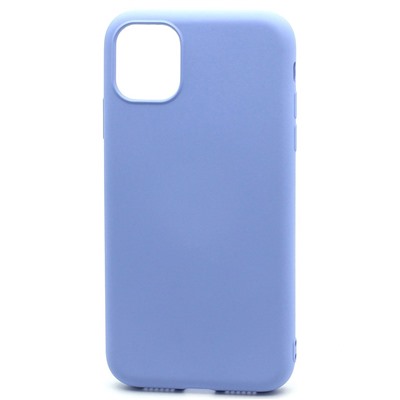 Чехол-накладка Silicone Case NEW ERA для Apple iPhone 11 голубой