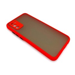 Чехол Samsung A02s (2020) Противоударный Матовый Красный