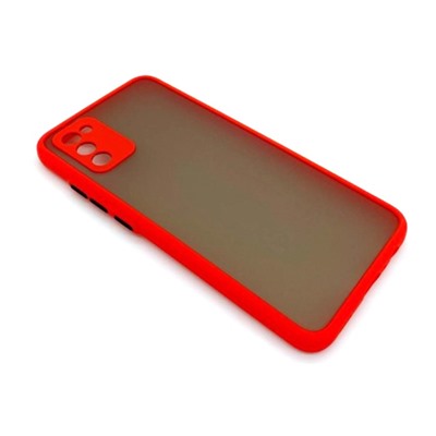 Чехол Samsung A02s (2020) Противоударный Матовый Красный