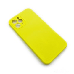 Чехол iPhone 11 Pro Silicone Case (Full Camera/No Logo) №14 Желтый