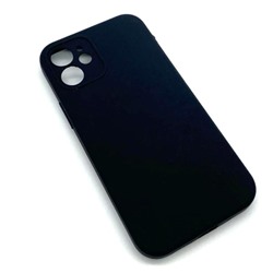 Чехол iPhone 12 Mini Silicone Case (Full Camera/No Logo) №01 Черный