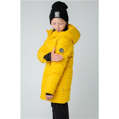 Crockid, Зимнее пальто для мальчика с натуральным утеплителем Crockid